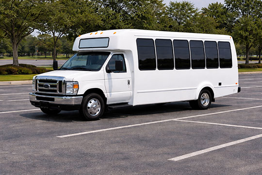 20-passenger minibus available for charter in Broken Arrow, OK