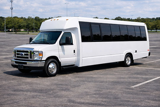 25-passenger minibus available for charter in Broken Arrow, OK