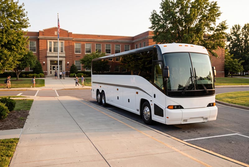 School Field Trip Bus Rentals in Broken Arrow, OK