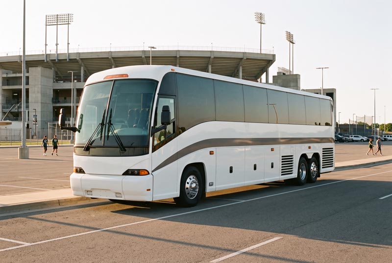 Sports Team Charter Bus Rentals in Broken Arrow, OK